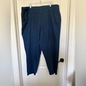 Alfred Dunner Denim Blue Trousers